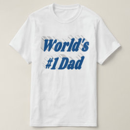 Camiseta Papi mar blue text T-Shirt