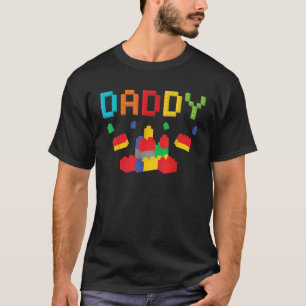 Camiseta Papi Master Builder bloques de construcción ladril