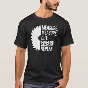 Camiseta Papi medida corte Handyman Woodworker Padre D