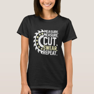 Camiseta Papi medida corte Handyman Woodworker Padre D