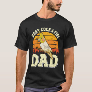 Camiseta Papi Mejor Cockatiel Dad Parakeet Bird Cockatiels