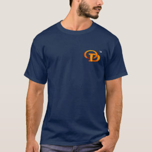 Camiseta Papi Naranja libre con el logo "Cuffs" y OD