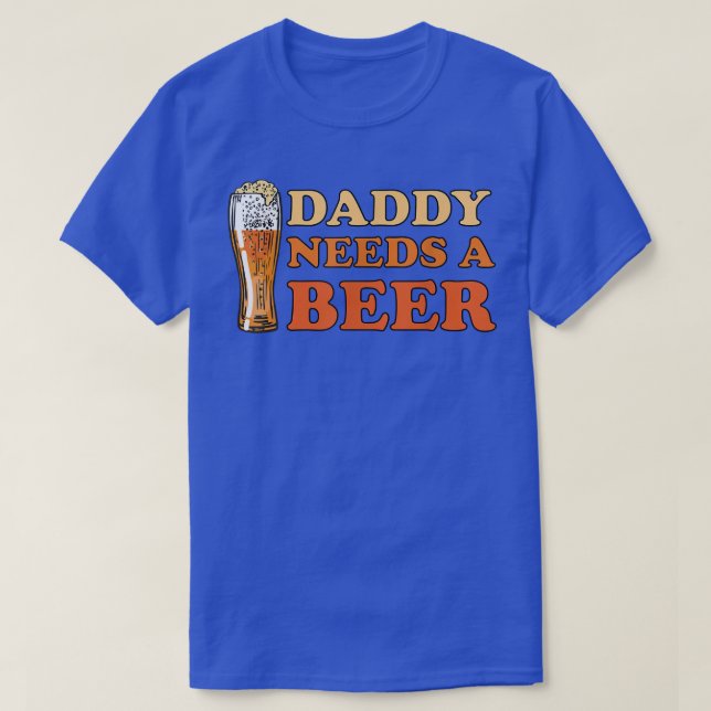 Camiseta Papi Necesita Una Cerveza Graciosa Beerholic Beerh (Diseño del anverso)
