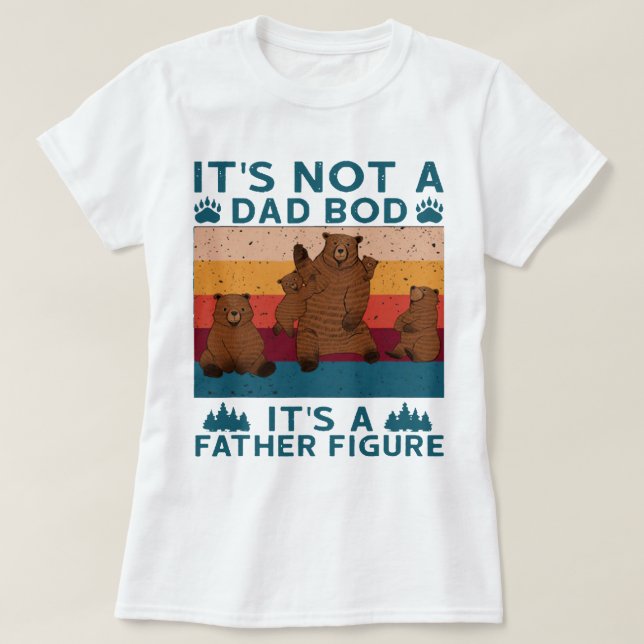 Camiseta Papi no es papáBod es una figura de padre (Diseño del anverso)