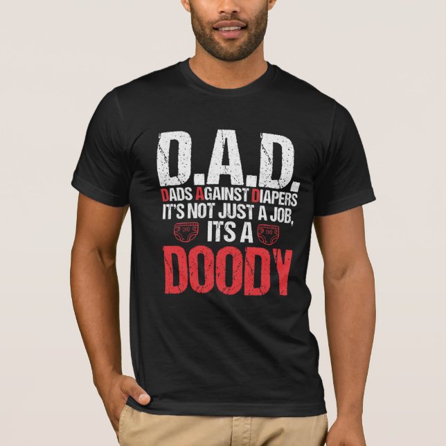 Camiseta Papi nuevo contra el problema de los adultos del n (Anverso)
