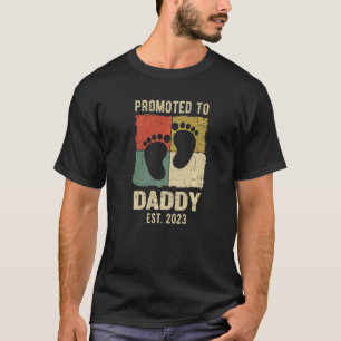 Camiseta Papi Nuevo Est 2023 Pies De Bebé Papi Embarazo Ann