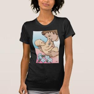 Camiseta Papi nuevo y bebé