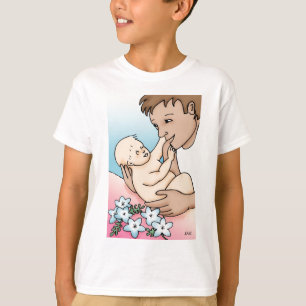 Camiseta Papi nuevo y bebé
