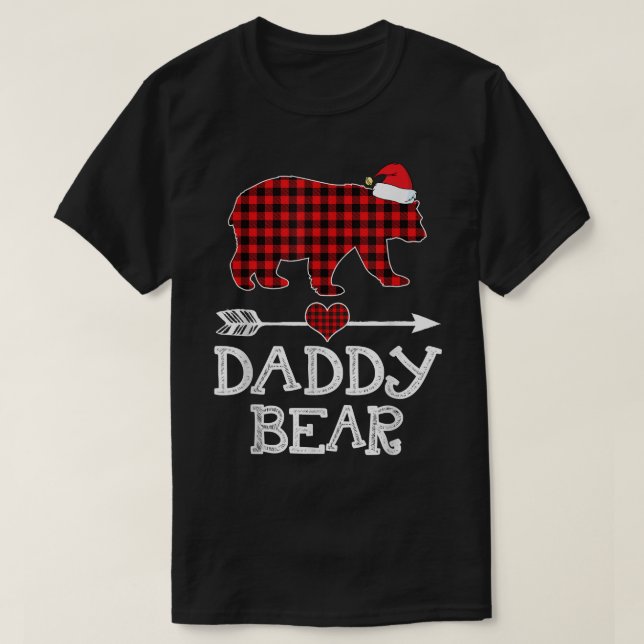 Camiseta Papi Oso, Búfalo Rojo Toco Papi Oso Pajama  (Diseño del anverso)