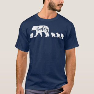 Camiseta Papi oso con 4 cubos papá padre papá regalo