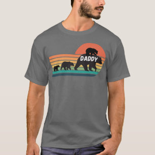 Camiseta Papi Oso con Cubs Vintage Sunset - Familia Retro