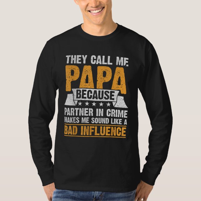 Camiseta Papi Papaw, papá, abuelo, gracioso de papá, abuelo (Anverso)