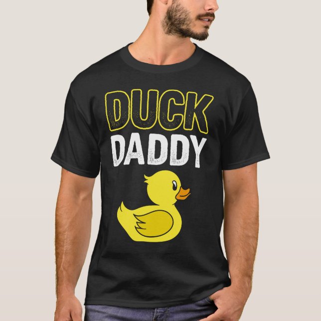 Camiseta Papi papi gracioso pato padre (Anverso)