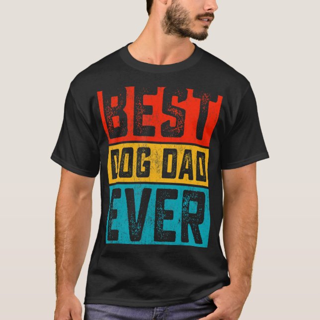 Camiseta Papi Papi Padre Día Mejor Papá Perro (Anverso)