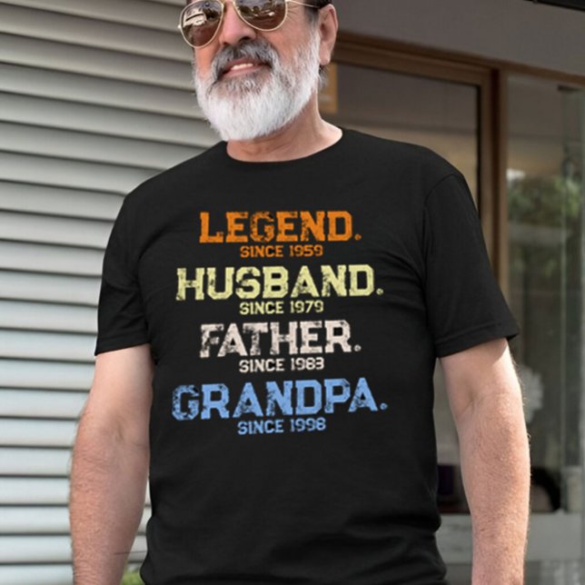 Camiseta Papi Papi Papi de la leyenda GRANDPA personalizado (Subido por el creador)