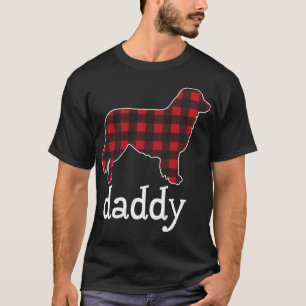 Camiseta Papi pastor australiano Navidades rojo vivo