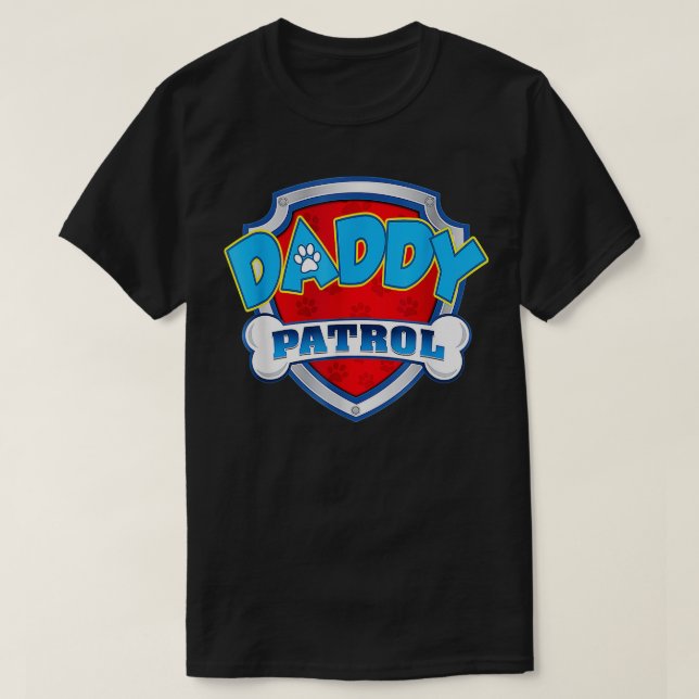 Camiseta Papi Patrulla Shirrol Perro Mamá Papá Noel Diverti (Diseño del anverso)