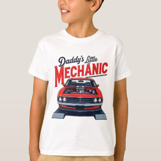 Camiseta Papi Pequeño Mecánico Clásico Coche Keepsake