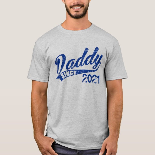 Camiseta Papi personalizado desde el año (Anverso)