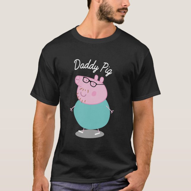 Camiseta papi pig Funny pig Tee shirt (Anverso)