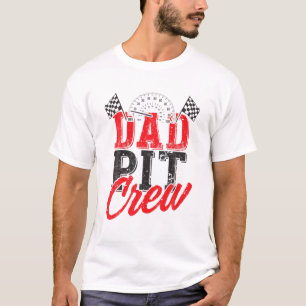 Camiseta Papi Pit Crew - Coche de fiesta de cumpleaños