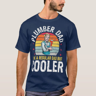 Camiseta Papi plomero pero padre de plomería divertida más