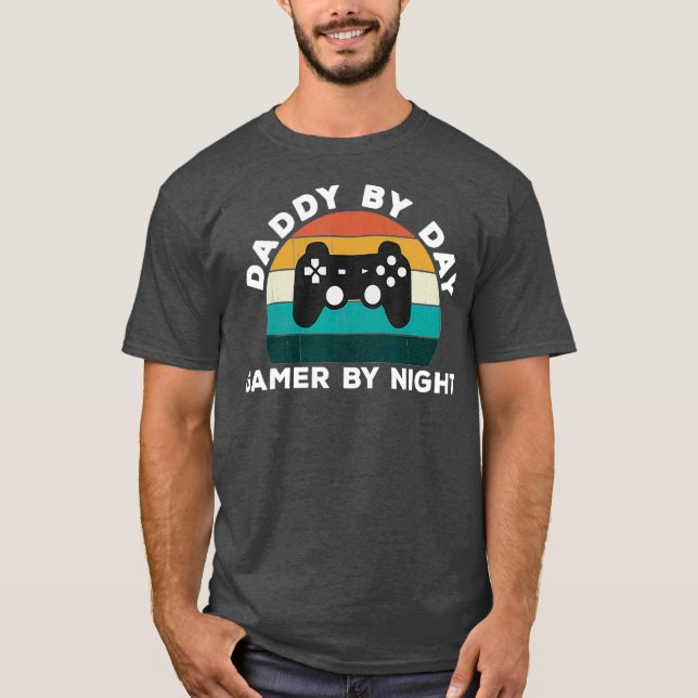 Camiseta Papi por jugador de día por juego nocturno Recién  (Anverso)