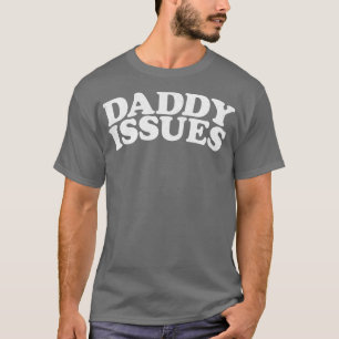 Camiseta Papi Problemas Diseño con Faded Estilo de vintage