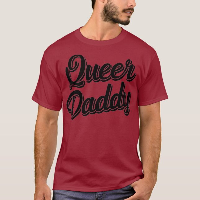 Camiseta Papi queer - Graciosa prima gay LGBT (Anverso)