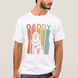 Camiseta Papi retro vintage del perro