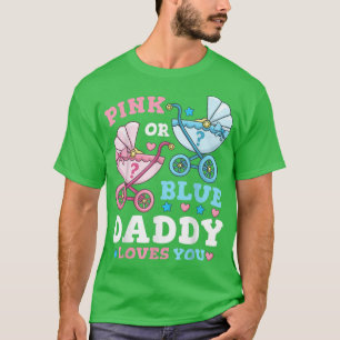 Camiseta Papi rosa o azul papá padre Fiesta de revelación d