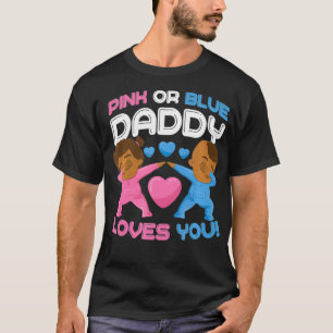 Camiseta Papi Rosa O Azul Te Ama Anuncio De Revelación De G