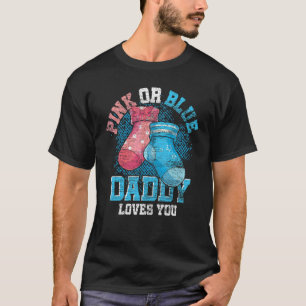 Camiseta Papi Rosa O Azul Te Ama El Futuro Papel Género Rev