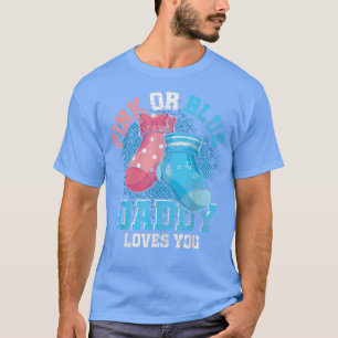 Camiseta Papi Rosa O Azul Te Ama El Futuro Papel Género Rev