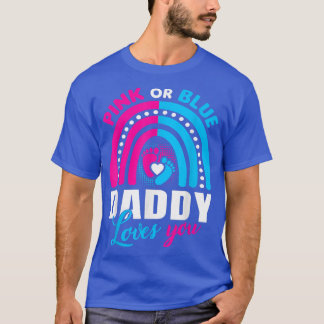 Camiseta Papi Rosa O Azul Te Ama Fiesta De Revelación De Gé