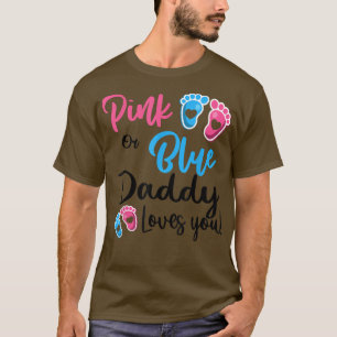 Camiseta Papi Rosa O Azul Te Ama Género Revelar Mujeres