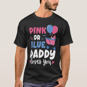 Camiseta Papi Rosa O Azul Te Ama Padre Hijo