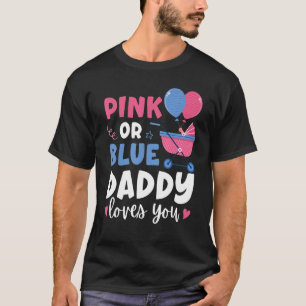 Camiseta Papi Rosa O Azul Te Ama Padre Hijo