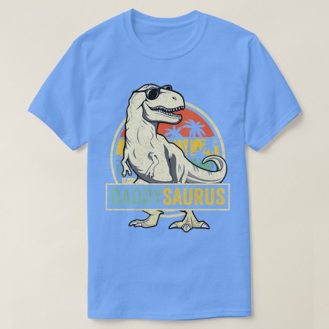 Camiseta Papi saurus T Rex Dinosaur Men DaddySaurus Family (Diseño del anverso)