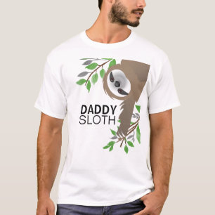 Camiseta Papi Sloth colgando del árbol
