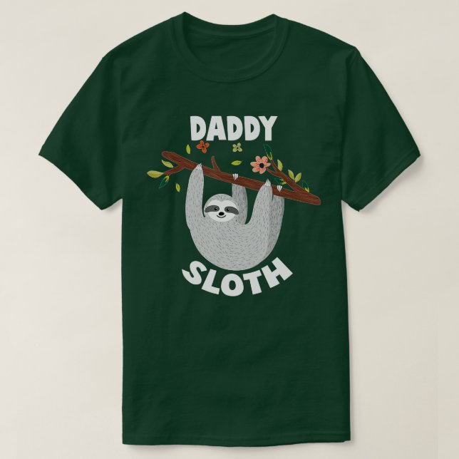 Camiseta Papi Sloth Parking Familia para Menwoman s (Diseño del anverso)
