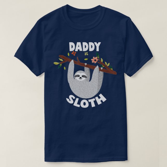 Camiseta Papi Sloth Parking Familia para Menwoman s (Diseño del anverso)