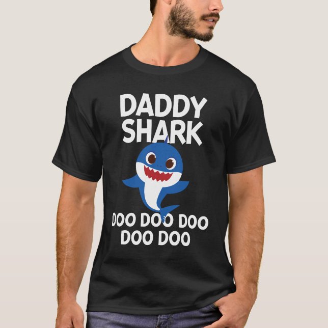 Camiseta Papi Tiburón Doo Doo Doo Funny Papi (Anverso)