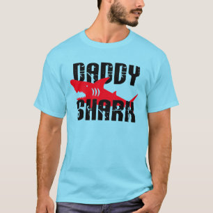 Camiseta Papi Tiburón vestido gráfico