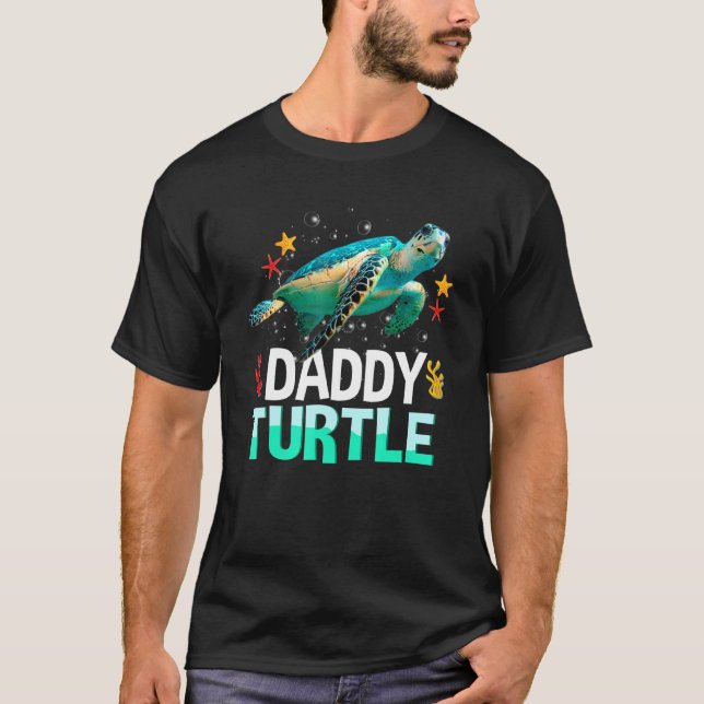Camiseta Papi Turtle Familia Matando A Los Padres De Tortug (Anverso)