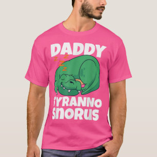 Camiseta Papi Tyranno Snorus Trex Dinosaurio Da del padre