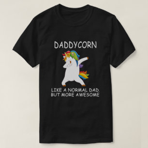 Camiseta papi unicornio como un padre normal pero más fresc