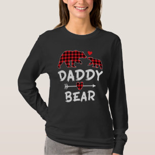 Camiseta Papi vestido rojo oso oso navidad Navidades famili