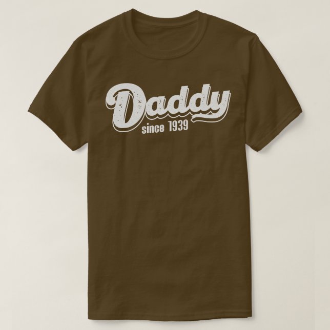 Camiseta Papi vintage desde 1939 (Diseño del anverso)