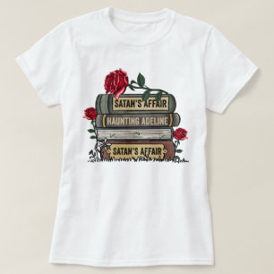 Camiseta Papi Zade Book Stack Haunting Adeline Smut Book